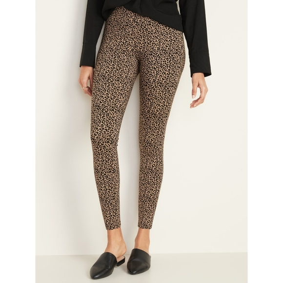 old navy leopard leggings